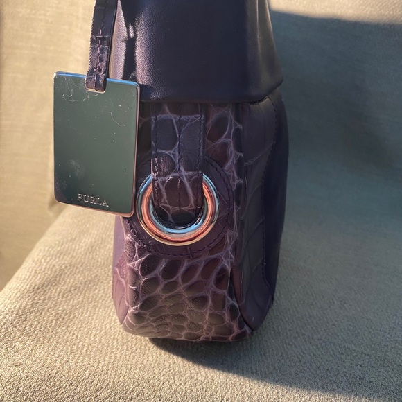 Vintage Furla purple shoulder bag - Picture 3 of 9